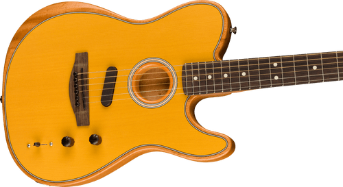 Fender Acoustasonic® Player Telecaster®, Rosewood Fingerboard, Butterscotch Blonde - Included: Deluxe 1225 Gig Bag