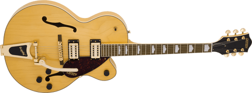 Grestsch G2410TG Streamliner™ Hollow Body Single-Cut with Bigsby® and Gold Hardware, Laurel Fingerboard, Village Amber