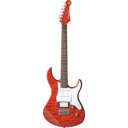 Yamaha PAC212VFM Flame Maple Top Electric Guitar Trans Black