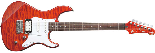 Yamaha Pacifica PAC212VQM TBS Electric Guitar, Quilted Maple