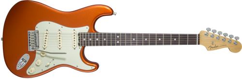 Fender American Elite Stratocaster®, Rosewood Fingerboard, Autumn Blaze Metallic w/ Elite Molded Hardshell Case (d)