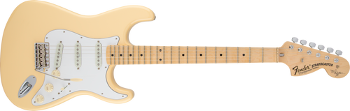 Fender Yngwie Malmsteen Stratocaster, Scalloped Maple Fingerboard, Vintage White w/ Case (0107112841)