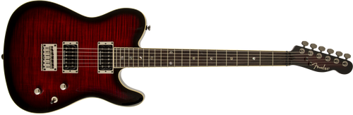 Fender Special Edition Custom Telecaster FMT HH, Laurel Fingerboard, Black Cherry Burst 
