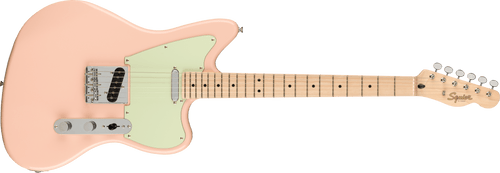 Fender Squier Paranormal Offset Telecaster, Maple Fingerboard, Mint Pickguard, Shell Pink