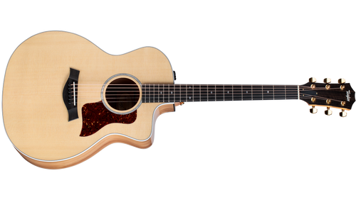 Taylor 214ce DLX A/E Grand Auditorium, Sitka Spruce Top, Layered Rosewood Back and Sides w/ Case