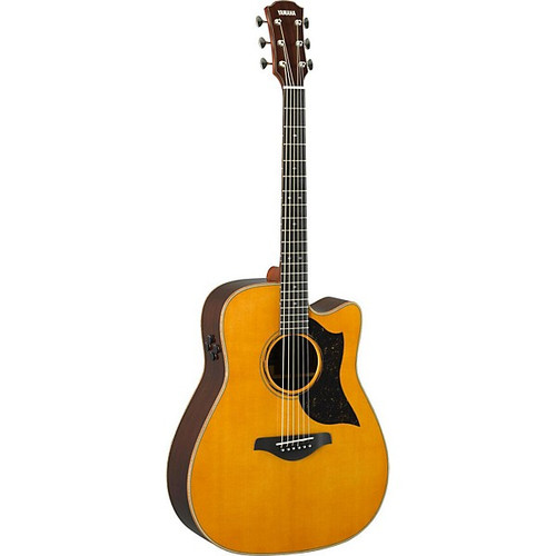 Yamaha A5RVN A-Series Folk Acoustic-Electric Guitar Vintage Natural with Hardshell Case