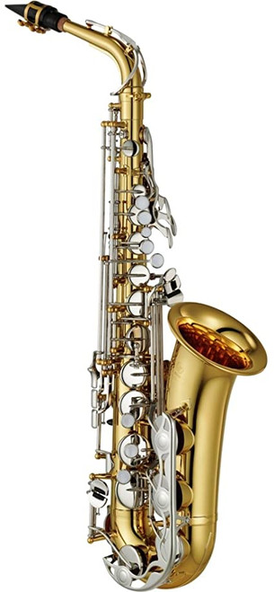 Yamaha Standard Alto Saxophone; key of Eb; Includes Case