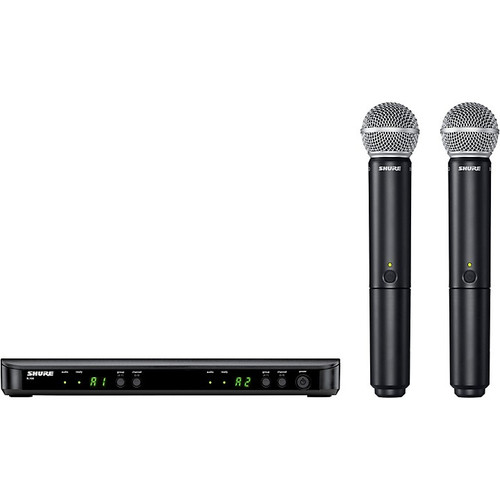 Shure BLX288/PG58 Dual Channel Handheld Wireless System - Bill's Music