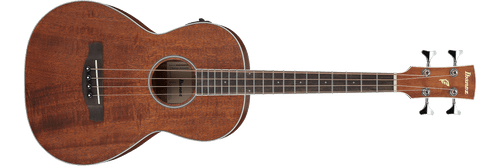 Ibanez Parlor 4-String Acoustic / Electric Bass Guitar Open Pore Natural