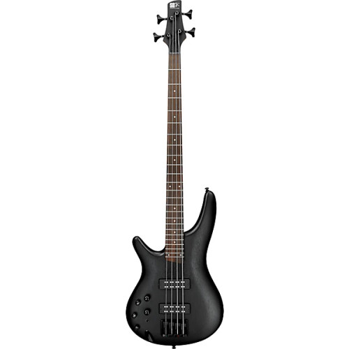 Ibanez SR 4-String Bass Guitar, Left-Handed, Weathered Black