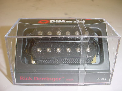 DiMarzio Rick Derringer Neck Pickup New, Black