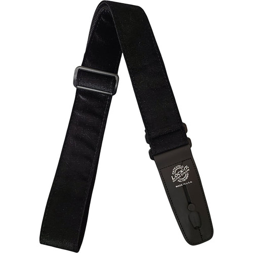 lock-it 2" Black Crushed Velvet Strap