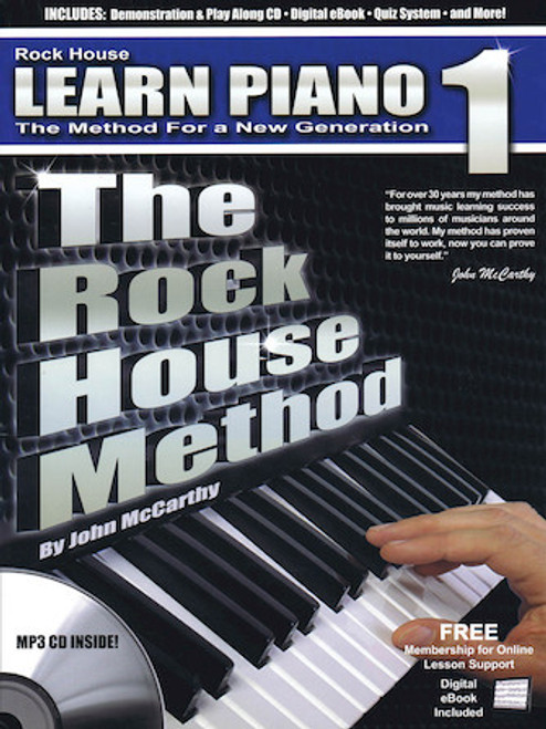 The Rock House Method: Learn Piano 1 Book/CD