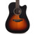 TAKAMINE GD30CE12BSB 12-String Dreadnought with cutaway, solid spruce top, sapele back and sides, brown sunburst finish, chrome hardware, and TP-4TD electronics