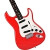 Fender Made in Japan Limited International Color Stratocaster, Rosewood Fingerboard, Morocco Red w/ Gig Bag (d)