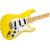 Fender Made in Japan Limited International Color Stratocaster, Maple Fingerboard, Monaco Yellow w/ Gig Bag (d)