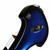 Bridge Aquila 4 String Electric Violin, Blue/Black w/ Case and Bow