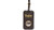 Taylor Leather Luggage Tag w/Concho, Chocolate Brown, Gold Logo