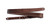 Taylor Slim Leather Strap, Chocolate Brown w/ Engraving, 1.50", Emobossed Logo