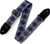 Levy's 2" Print Guitar Strap on Polyester with Suede Leather Ends. Black Plastic Slide And Black Suede Ends. Adjustable From 35"to 60". (MPDP2001)