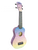 Amahi Soprano Ukulele Glitter Rainbow Design, Gloss Finish w/ Nylon Gig Bag