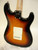 2012 Squier Affinity Series Stratocaster Electric Guitar, Left-Handed, Rosewood Fingerboard, Brown Sunburst - Previously Owned