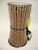 Remo Francis Awe Signature Talking Drum 18" x 8" Fabric African Stripe - Previously Owned