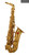 Avalon Professional Eb Alto Saxophone, Gold Lacquer, Body with engraving, Sculpture with crystal welded on bell. 5 1/4" bell with case and mouthpiece