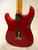 2005 Fender American Deluxe Strat V Neck Electric Guitar, Maple Fingerboard, Candy Apple Red w/ Case - Previously Owned