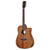 Alvarez AED66ce, Artist Elite Dreadnought Acoustic Electric w/ Cutaway & Armrest, Natural/Gloss