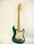 2001 Fender American Deluxe Stratocaster Electric Guitar, Maple Fingerboard, Teal Green Transparent - Previously Owned