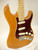 2007 Fender American Deluxe Stratocaster Electric Guitar, Maple Fingerboard, Amber w/ Case - Previously Owned