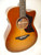 2021 Yamaha AC3M DLX A Series Concert Acoustic Electric Guitar w/ Cutaway, Sand Burst - Previously Owned