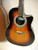 Ovation 1661 Balladeer Deep-Bowl Acoustic Electric Guitar, Sunburst w/ Case - Previously Owned
