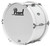 Pearl MJB1408/CXN 14" x 8" Junior Marching Bass Drum & Carrier, #33 Pure White