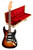 Fender Stevie Ray Vaughan Stratocaster with Vintage Tweed Case, Pau Ferro Fretboard, 3-Color Sunburst