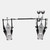 Gibraltar 6711DB 6000 Series Double Chain Drive Double Bass Drum Pedal