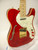 1997 Squier Pro Tone Thinline Telecaster Electric Guitar, Maple Fingerboard Crimson Transparent MIK - Previously Owned