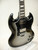 2024 Gibson SG Standard Ebony Guitar Center-Exclusive Electric Guitar, Silver Burst w/ Bag - Previously Owned