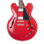 Epiphone Inspired by Gibson Custom 1962 Gibson ES-335 Reissue Semi-hollow Electric Guitar - '60s Cherry w/ Hardshell Case