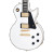 Epiphone Les Paul Custom Electric Guitar, Alpine White w/ Premium Gig Bag