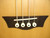 Dean EAB Acoustic Electric Bass Guitar, Satin Natural - Previously Owned