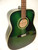 Vintage Yamaha FG-335SB Acoustic Guitar, Teal Green Sunburst - Previously Owned