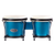 Toca Percussion Synergy Wood Bongos - Matte Ocean Blue