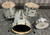 Sonor AQX 4-Piece Bop Drum Kit, White Sparkle - Previously Owned