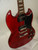 1996 Epiphone SG Standard Electric Guitar, Nickel Hardware, Cherry w/ Case - Previously Owned