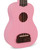 KOHALA Soprano Tiki Series Ukulele Satin Pink