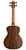 Lanikai Figured Bocote Ac/El Bass ukulele with truss rod includes gig bag