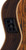 Lanikai Figured Bocote Ac/El Bass ukulele with truss rod includes gig bag