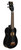 Kohala Soprano Tiki Series Ukulele Satin Black